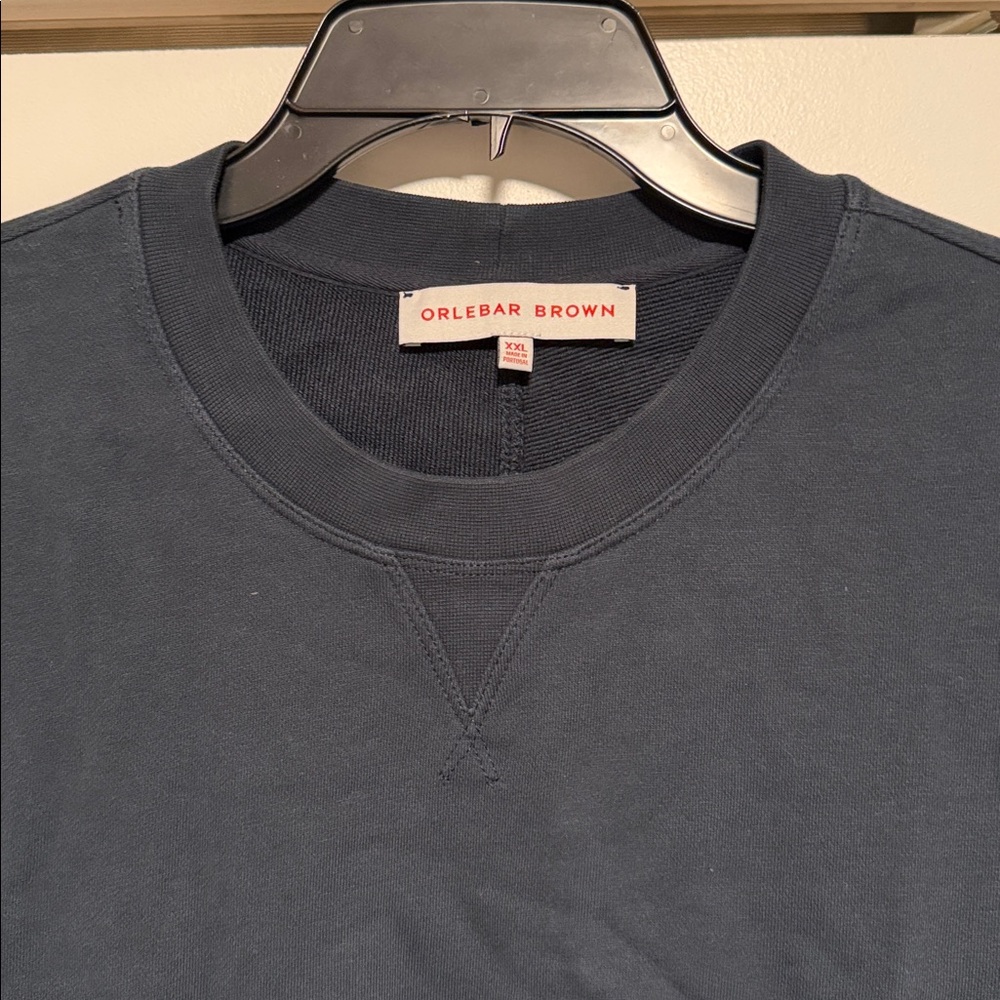 Orlebar Brown Black Crewneck